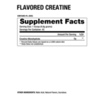 Flavored Creatine Monohydrate